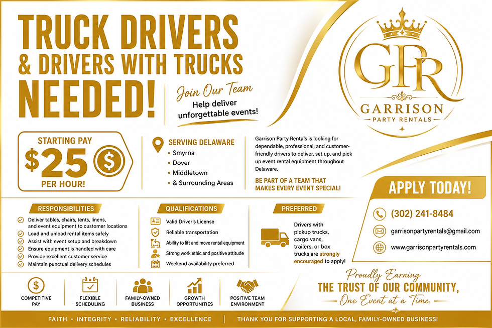 GPR Truck Drivers Needed