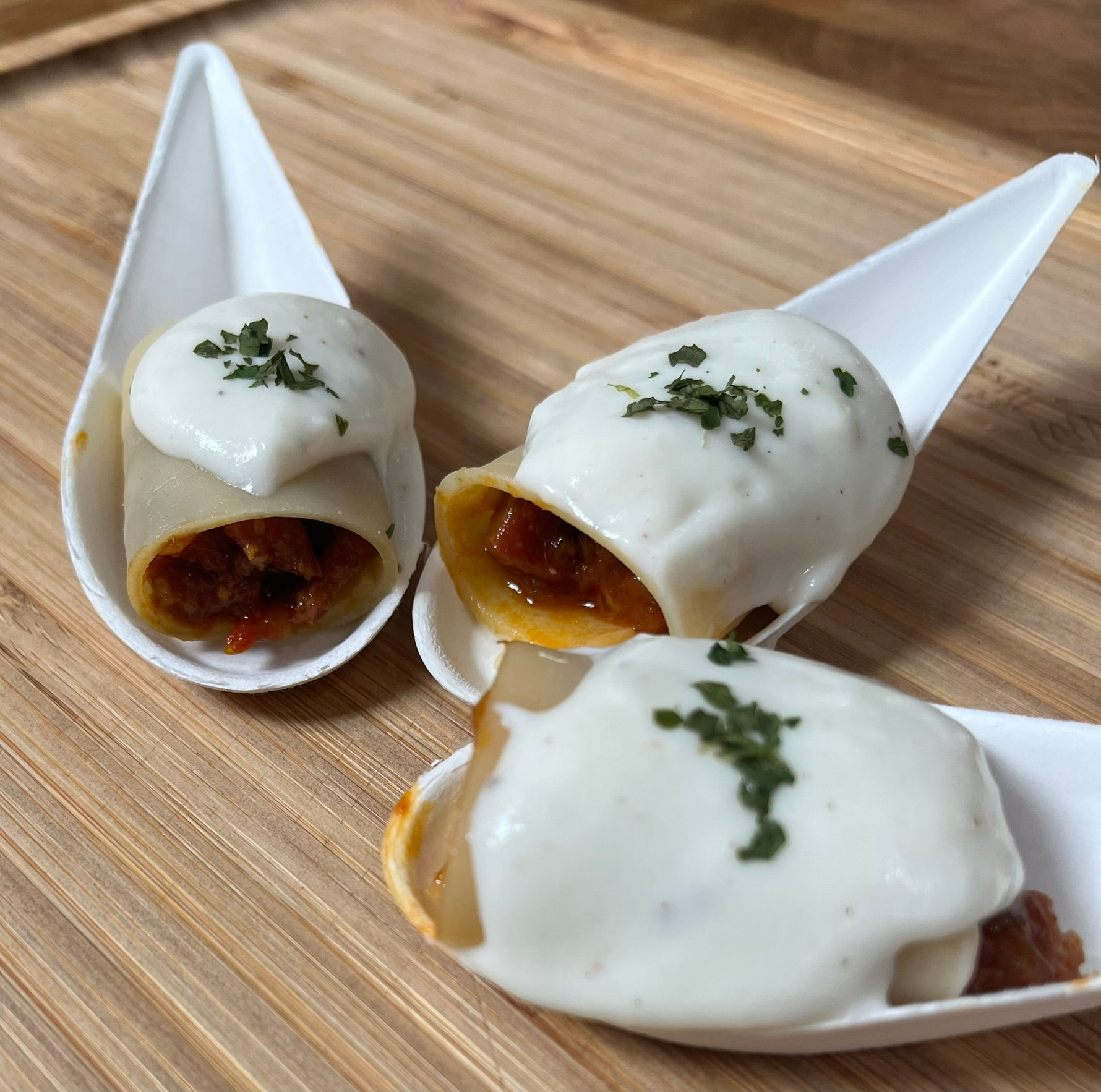 Canelones de Guiso de Chorizo