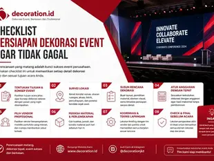 checklist dekorasi event