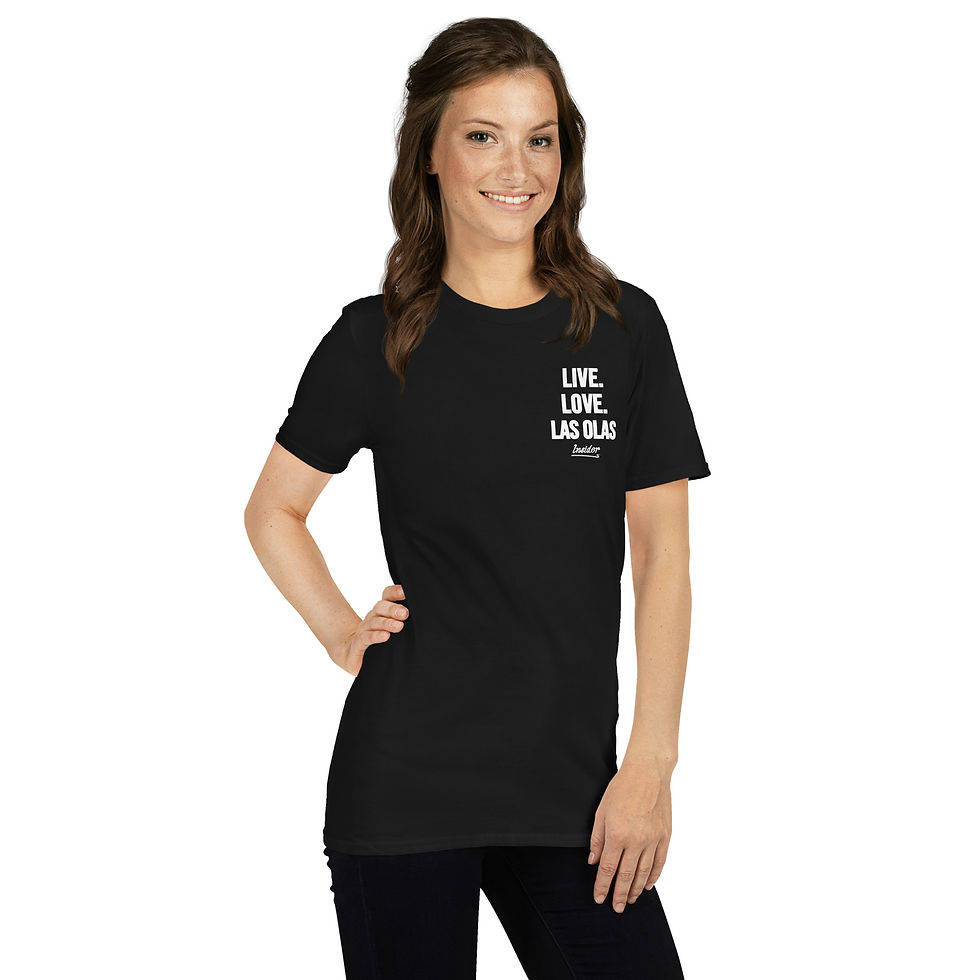 Thumbnail: Live. Love. Las Olas. Small Logo Short-Sleeve Unisex T-Shirt