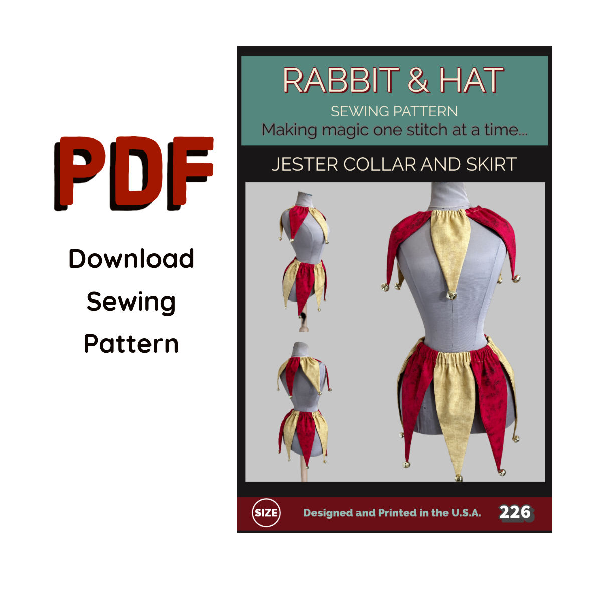 226 PDF Jester Collar and Skirt