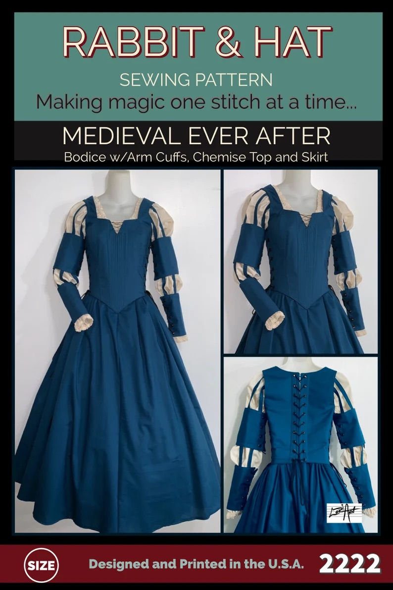 Thumbnail: 2222 PDF Size 4X - Medieval Ever After Scottish Fairytale Princess