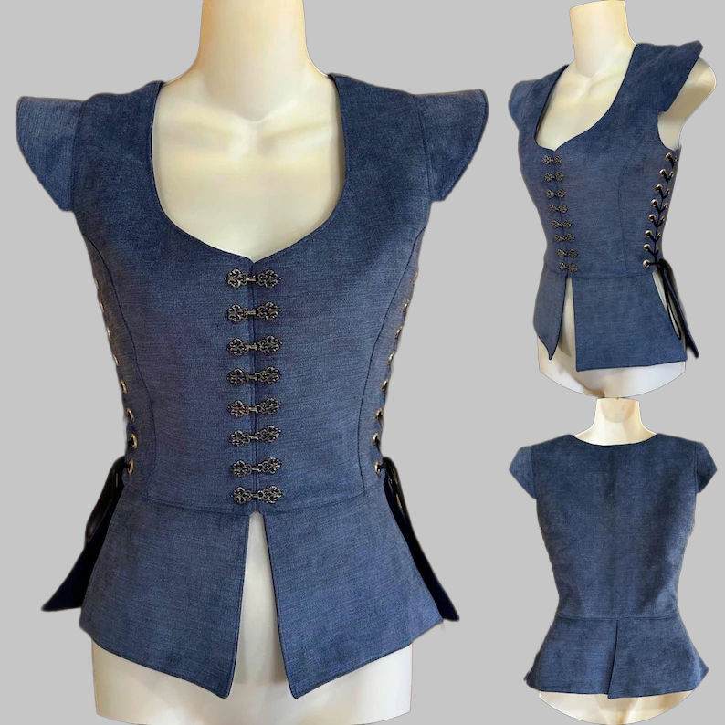Thumbnail: 3125 PDF Size MEDIUM - Women's Medieval Doublet
