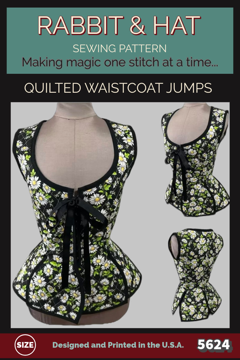 Thumbnail: 5624 PDF Size XS - Quilted Waistcoat Jumps