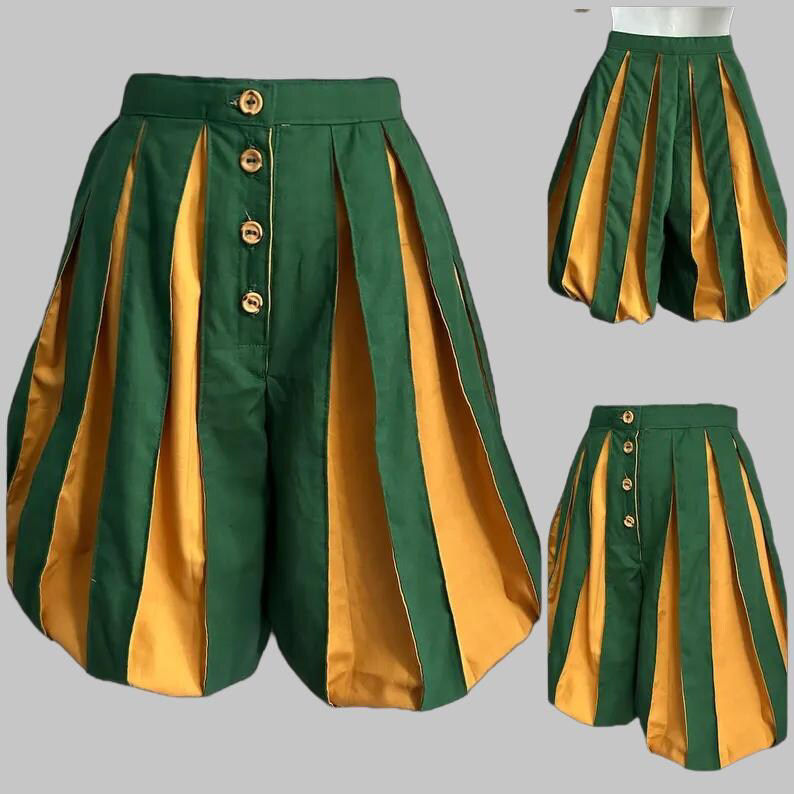 Thumbnail: 4124 PDF Size 4X - Wherefore art thou? PLEATED SHORTS