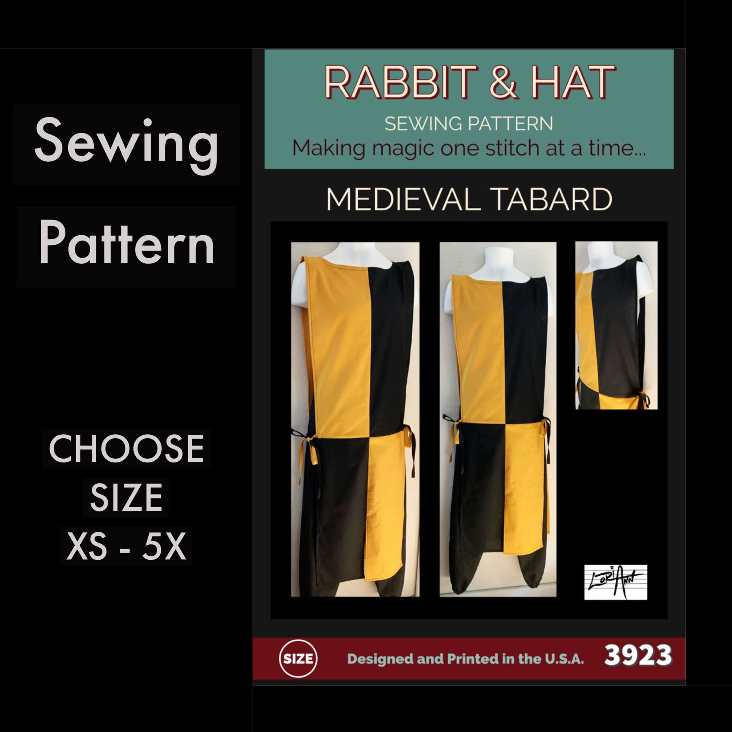 3923 Adult - Medieval Tabard