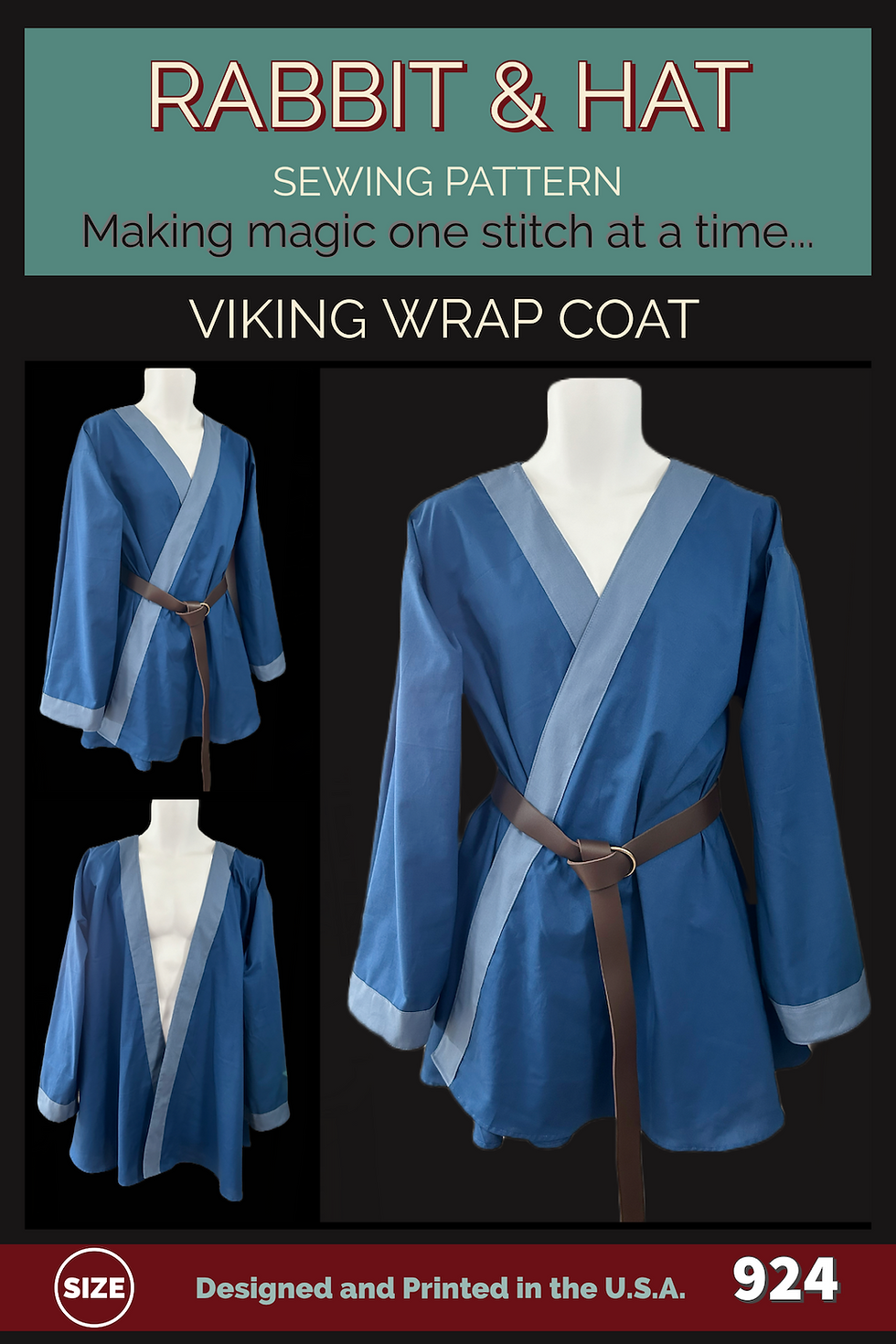 Thumbnail: 924 PDF Size 5X - Viking Wrap Coat