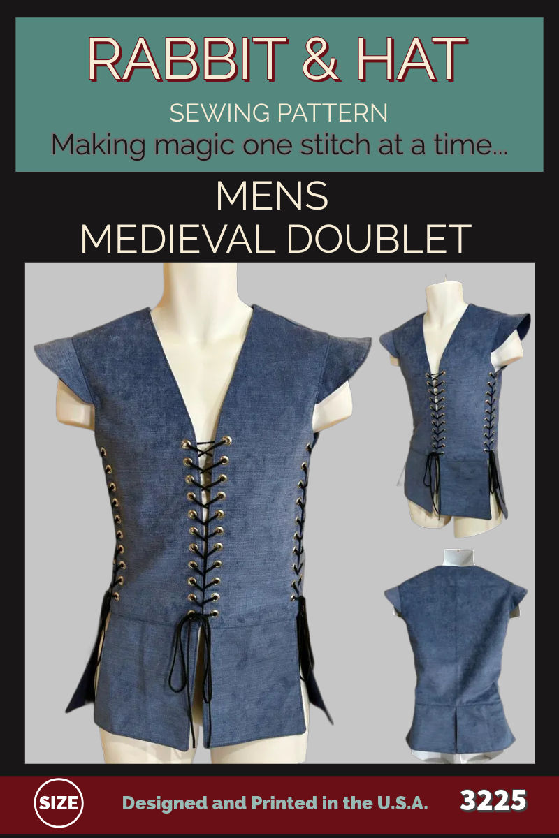 Thumbnail: 3225 PDF Size XS - MENS Medieval Doublet