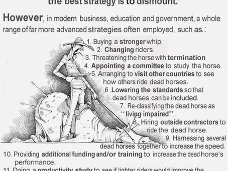 Debunking Dead Horse Theory