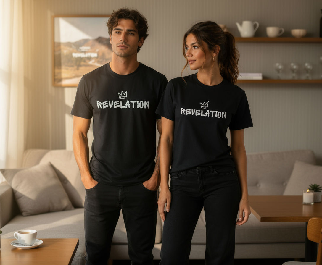 Revelation : A Good News Music Event  (2024 -  Event  Step Up T-Shirt) Crown
