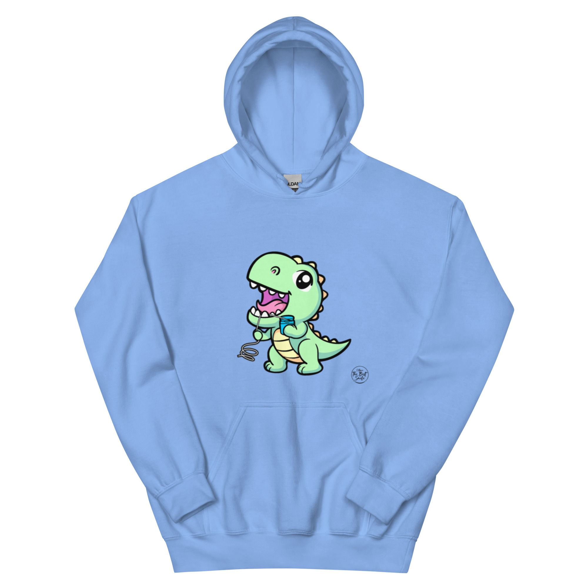 Adult Unisex Hoodie - T-Rex (black logo)