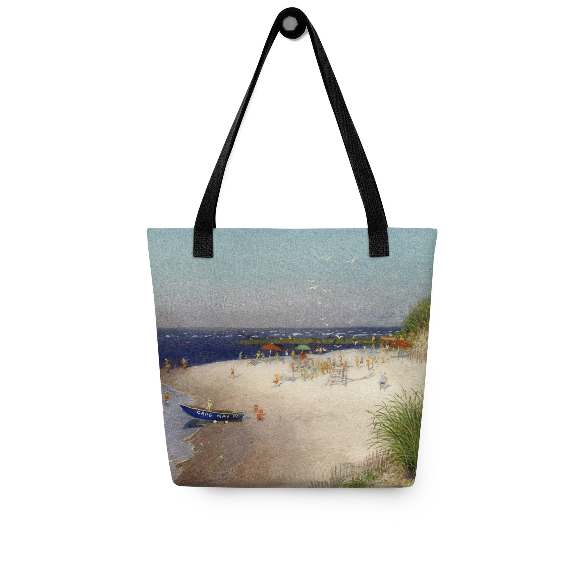 Cape May Summer Beach Day Tote Bag