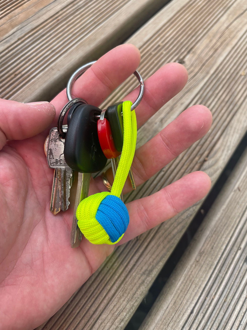 Miniature : Porte clé pomme de touline Paracord