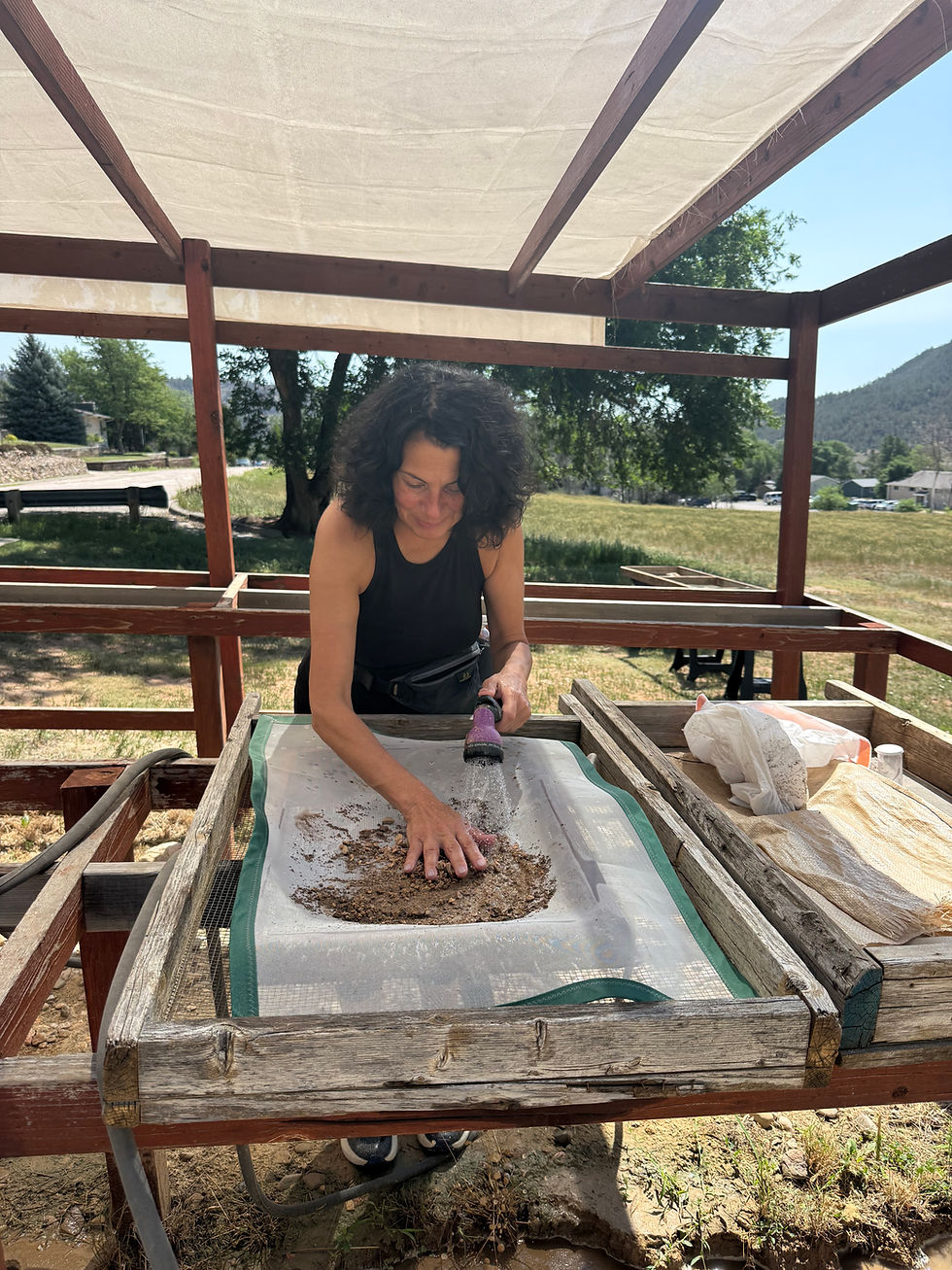 Sieving at The Mammoth Site