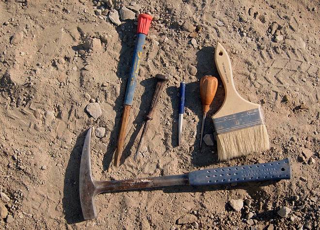 Paleontology field tools