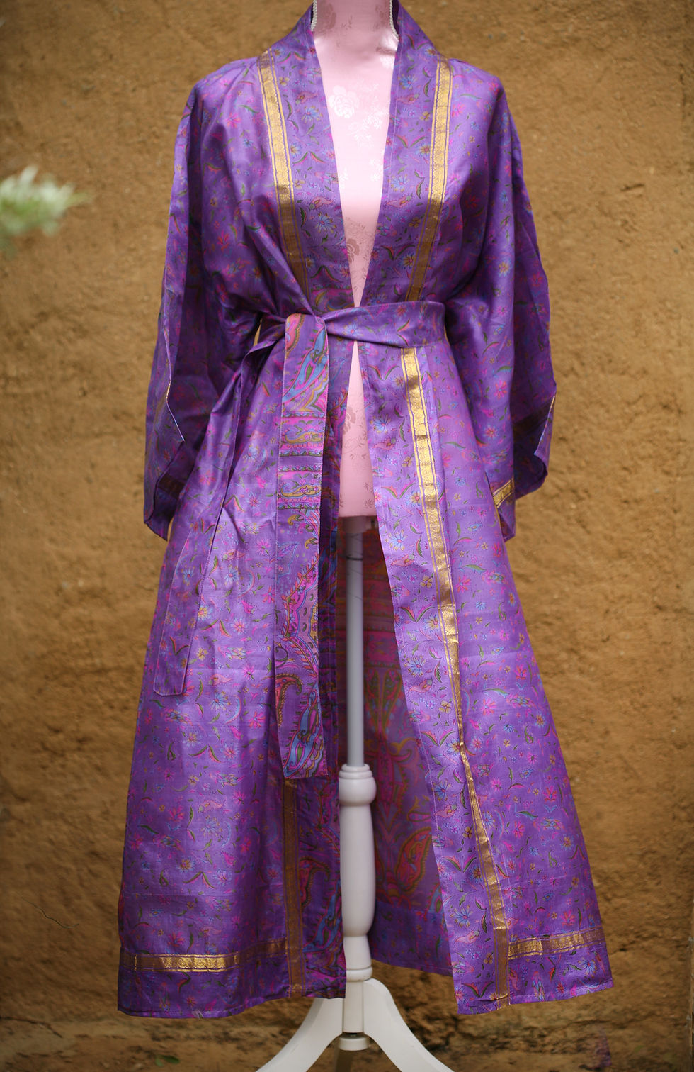 Miniatura: Kimono Mirabai - přírodní hedvábí