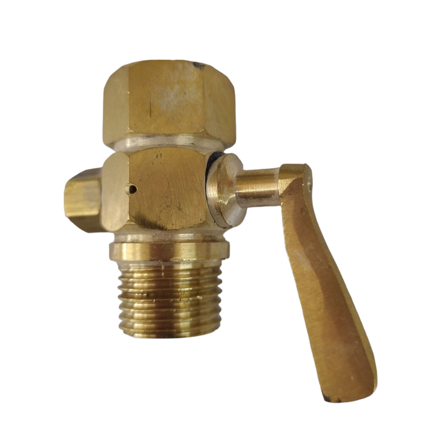 RUBINETE EM LATÃO PARA MANOMETROS 1/4"BSP