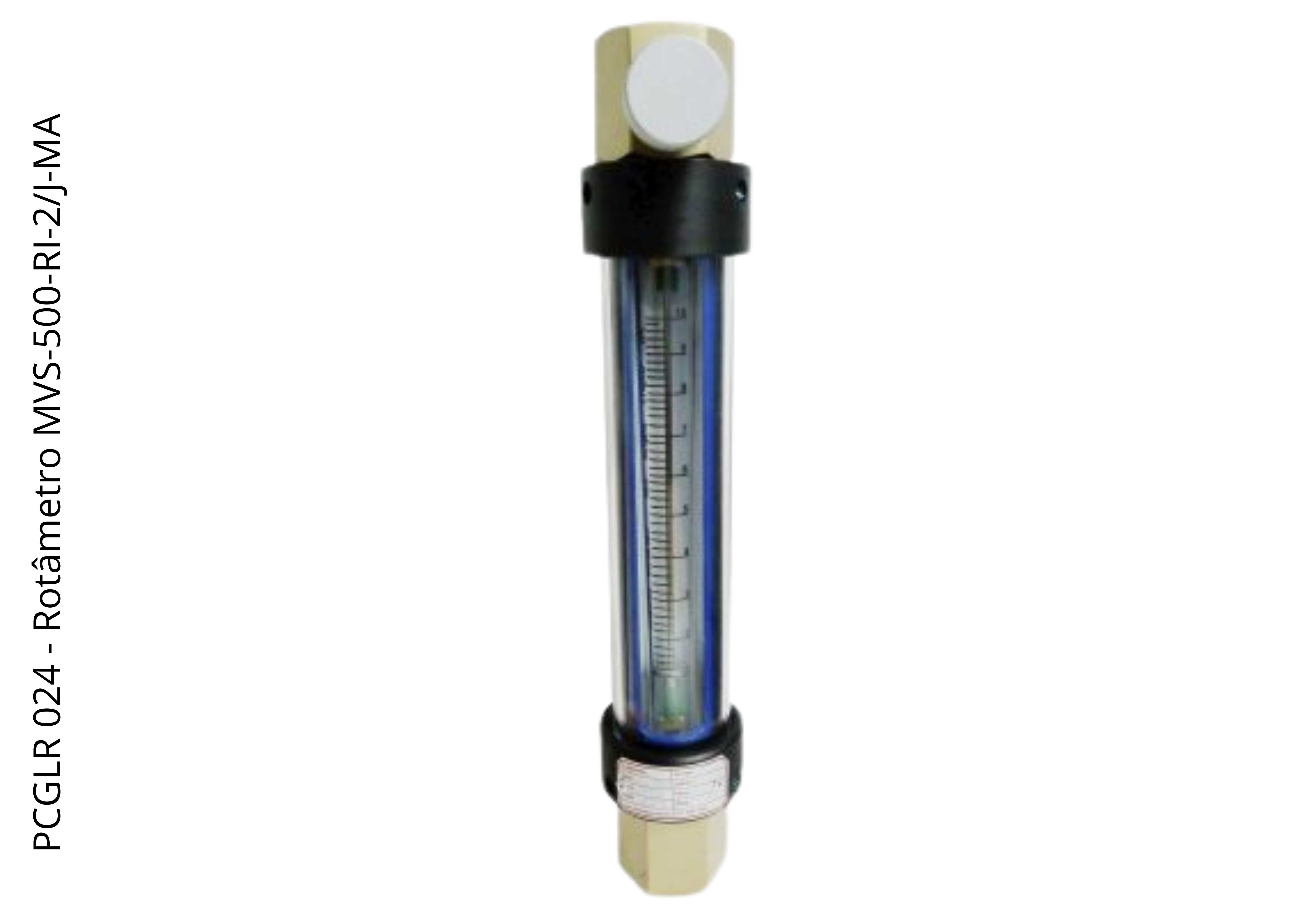 Rotâmetro PCGLR 024 Medidor de Vazão "Conexões de 3/8" NPT ou