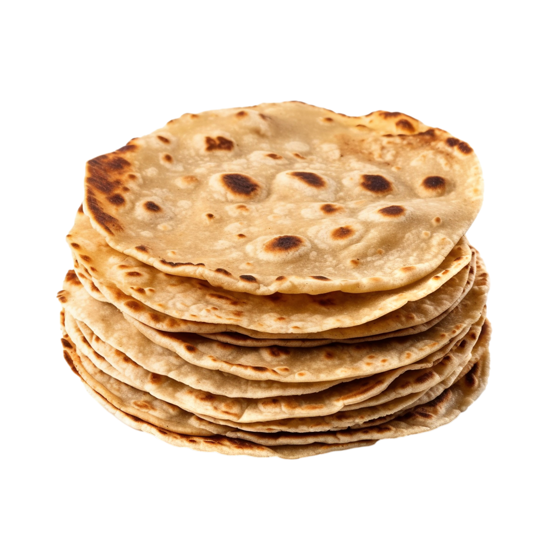 traditional-chapati-tortillas-isolated-on-transparent-background-created-with-generative-a