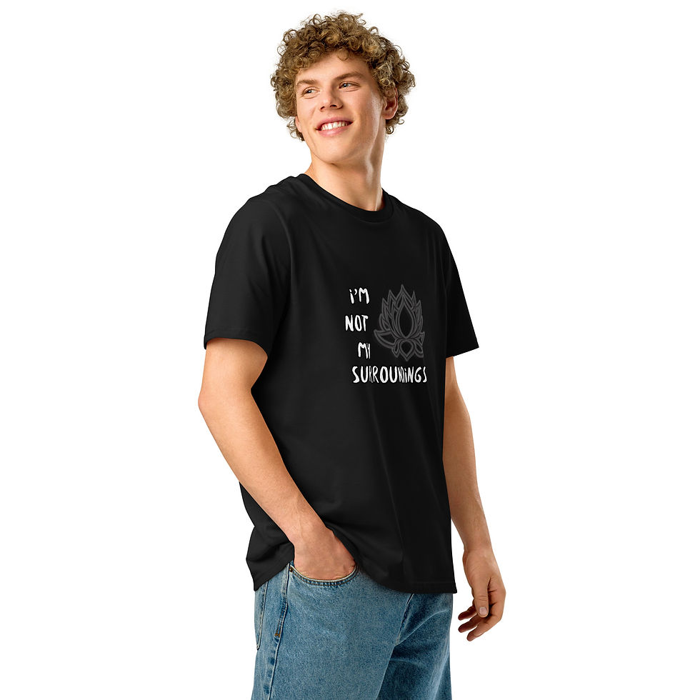 Thumbnail: Lotus men's organic ribbed neck t-shirt