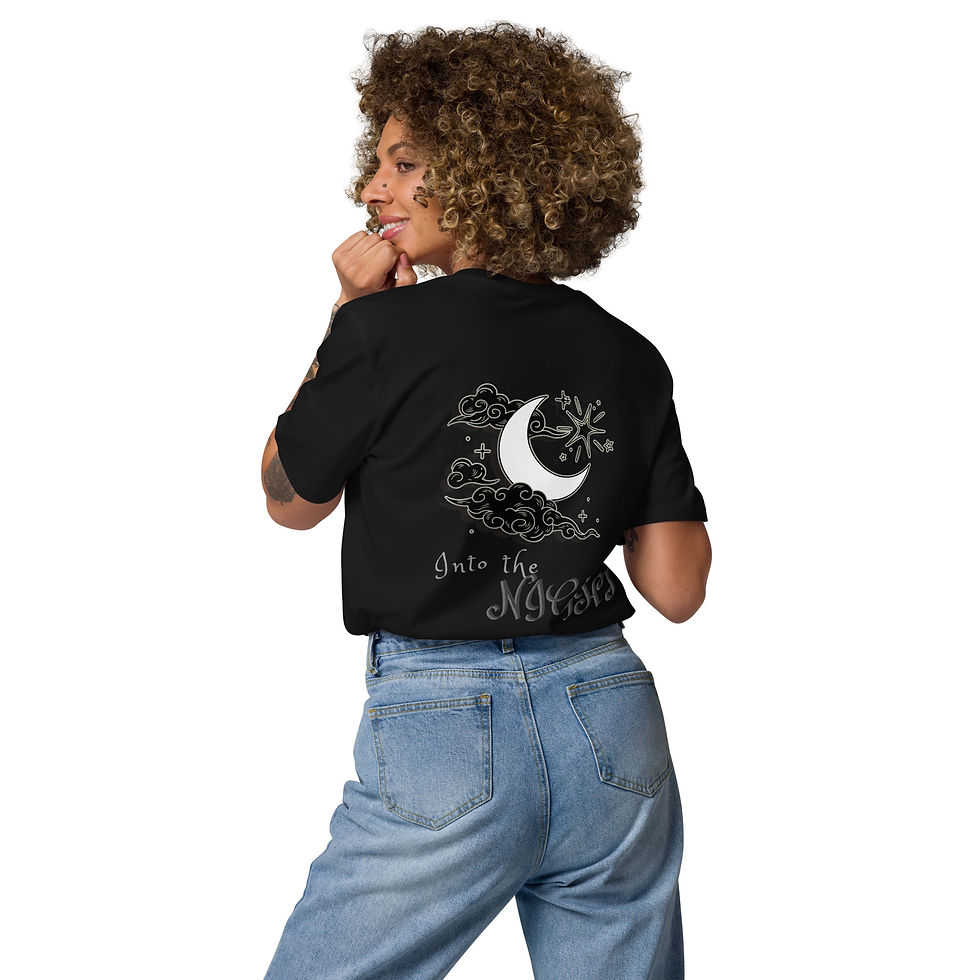 Thumbnail: Women's night sky organic cotton Tee