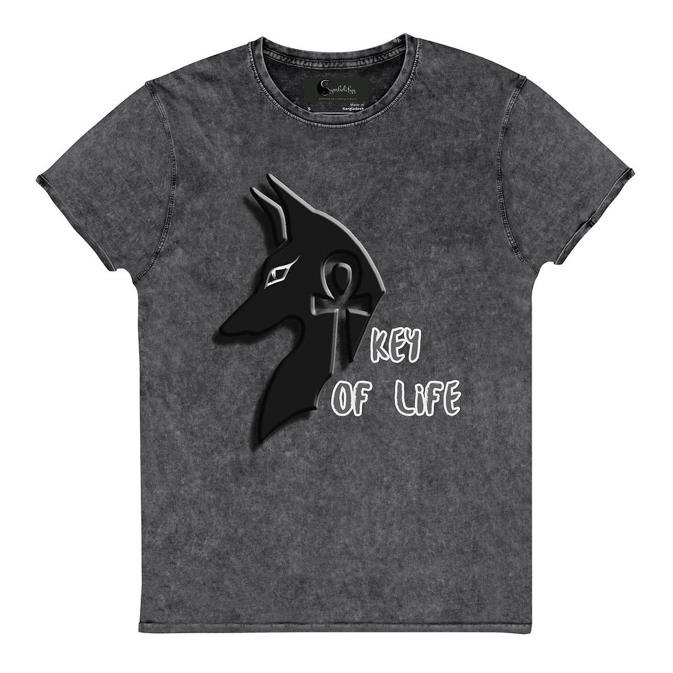 Thumbnail: Key of life women's Denim T-Shirt