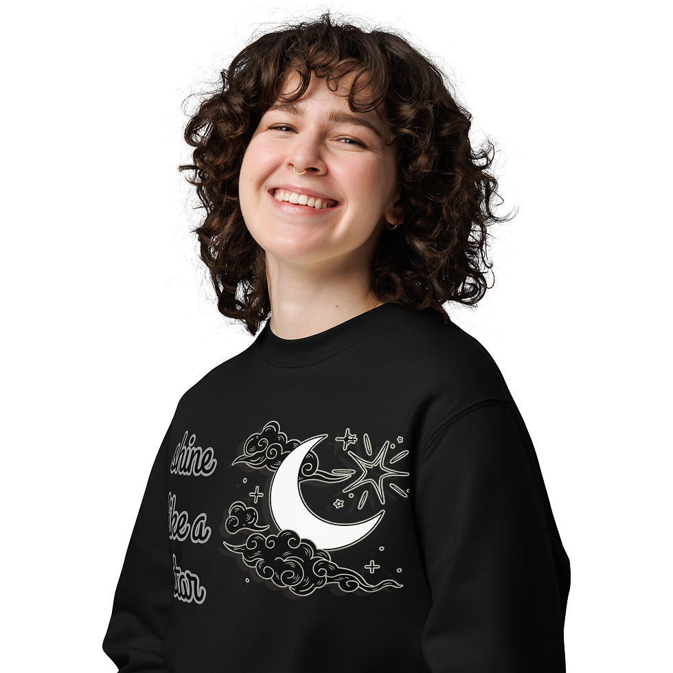 Thumbnail: Be a star women's eco sweatshirt