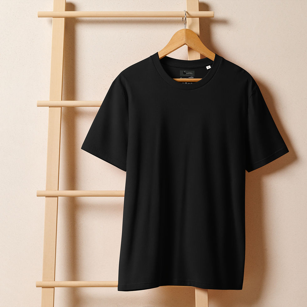 Thumbnail: Eye of horus organic ribbed neck t-shirt