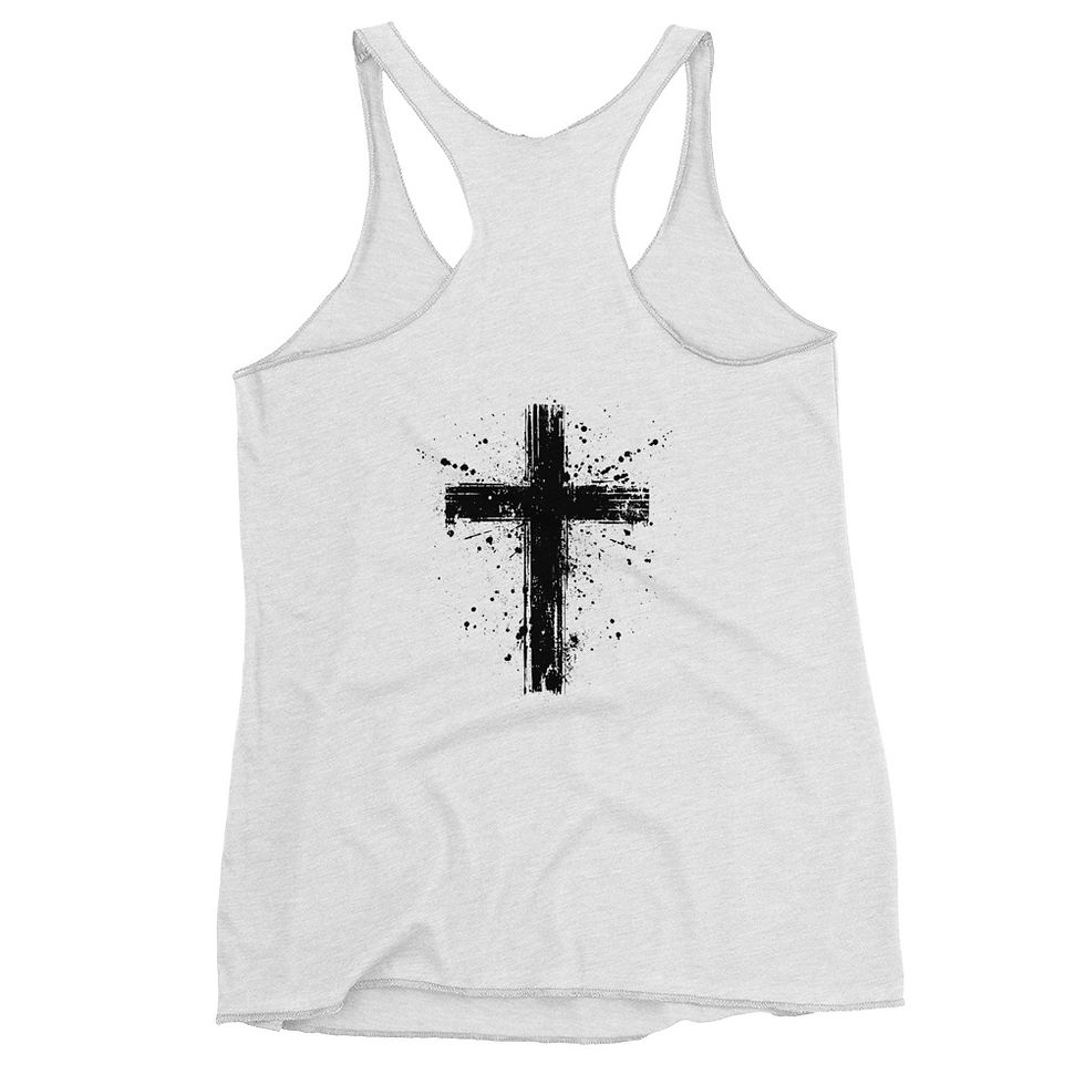 Thumbnail: Cross in  the back Women's Racerback Tank
