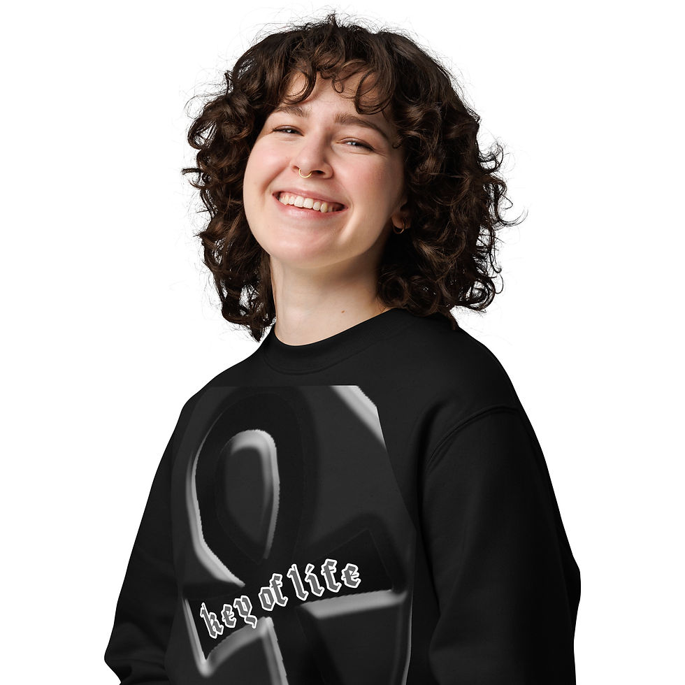 Thumbnail: key of life women's eco sweatshirt