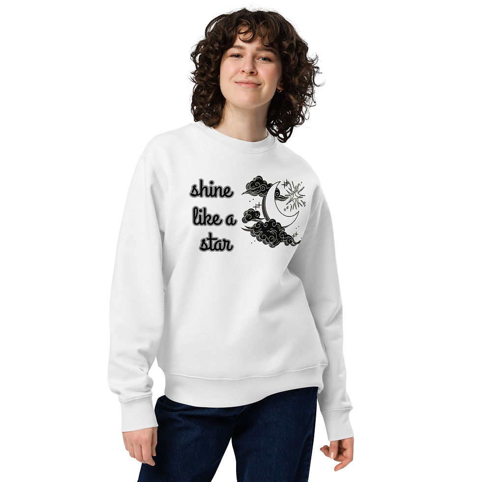 Thumbnail: Be a star women's eco sweatshirt