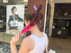 תסרוקת צמה עצם דג