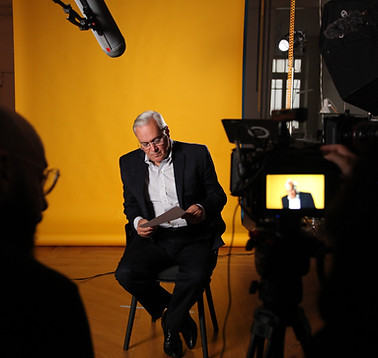 Gravação de entrevista do Relicário