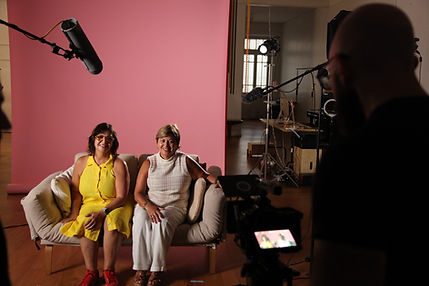 Gravação de entrevista do Relicário