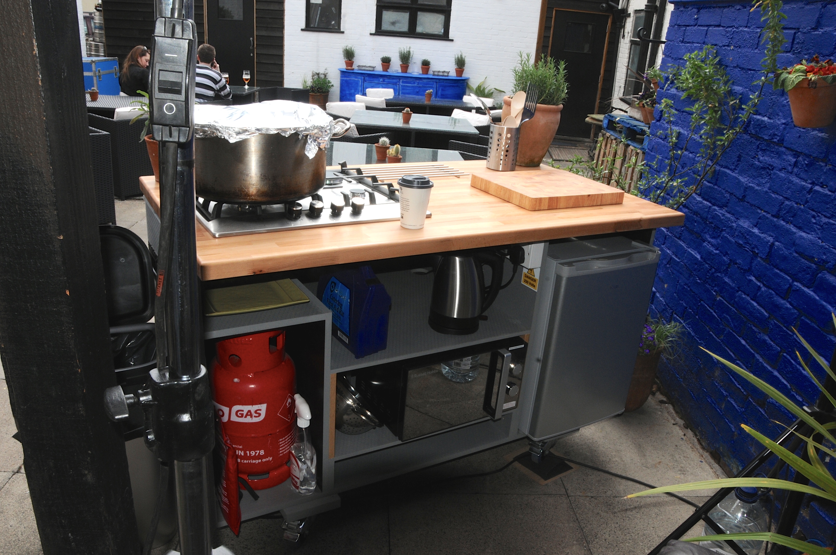 On Stage compact demo kitchen unit