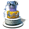 tarta de varios pisos