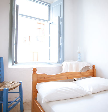 white bed
