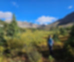 Dr. Hu hiking in UPF Clothing