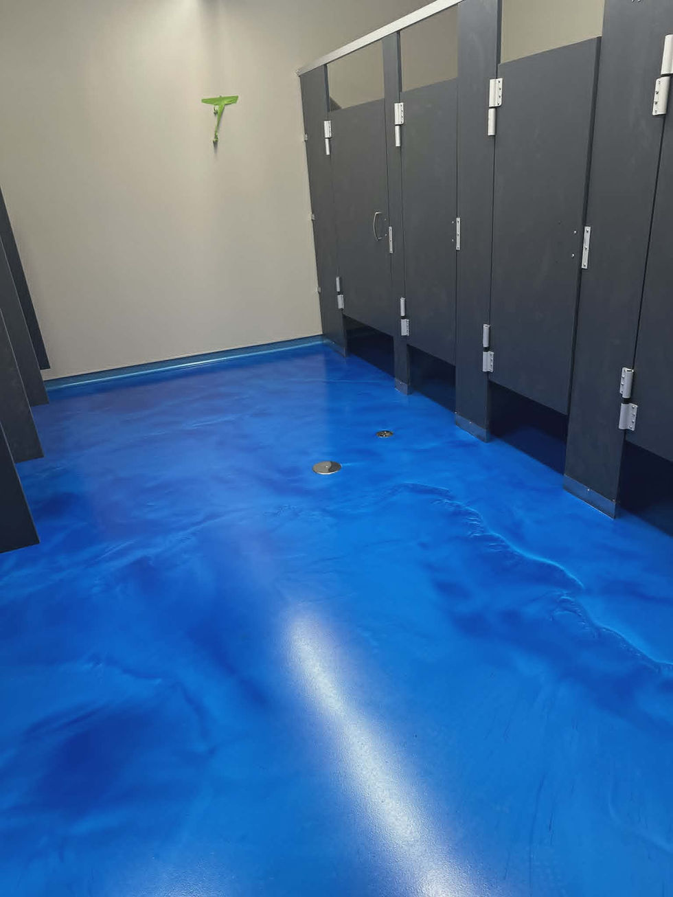 Aristocraft construction epoxy flooring