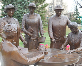 Famous Five Monument Winnipeg Legislative Grounds audio walking tour