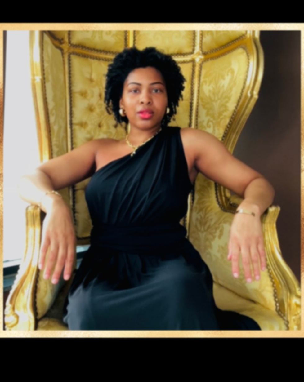 Princess of Sensuality Image of her sitting on a golden throne