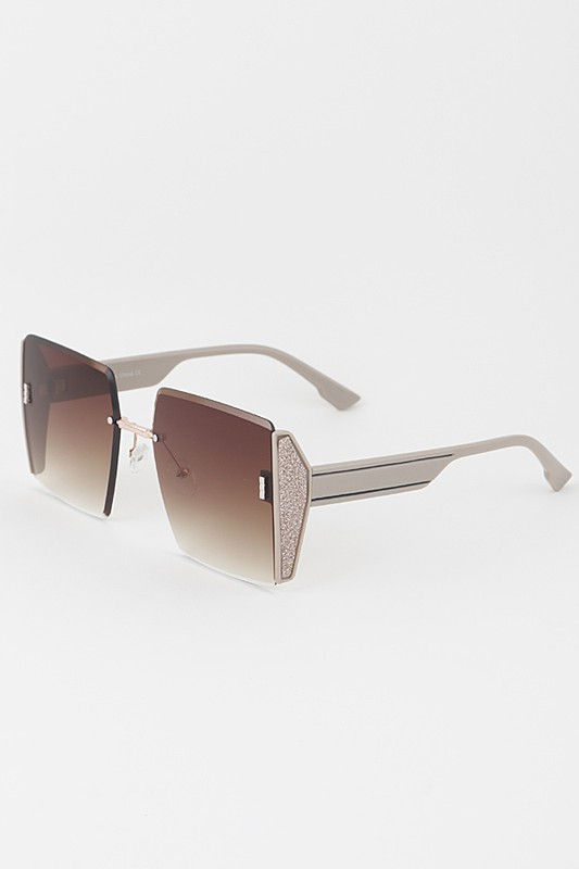 Thumbnail: Glitter Frame Butterfly Sunglasses