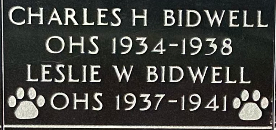 BIDWELL, CHARLES & BIDWELL, LESLIE