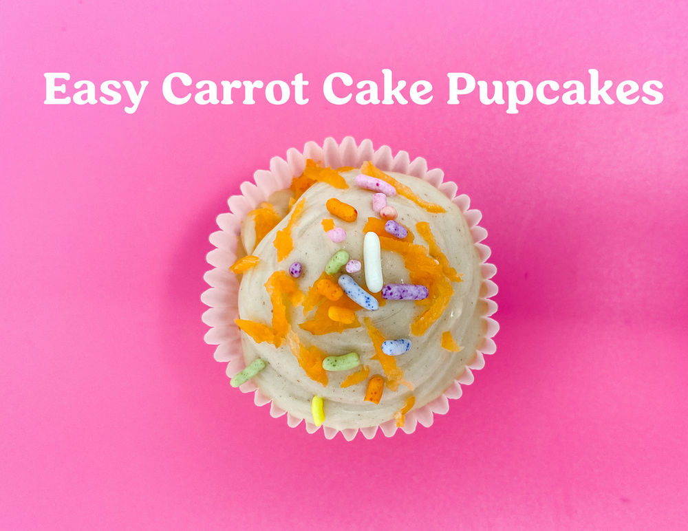 carrot pupcakes