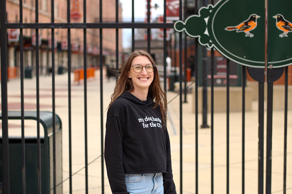 Thumbnail: My Dog Barks for the O’s Cropped Hoodie