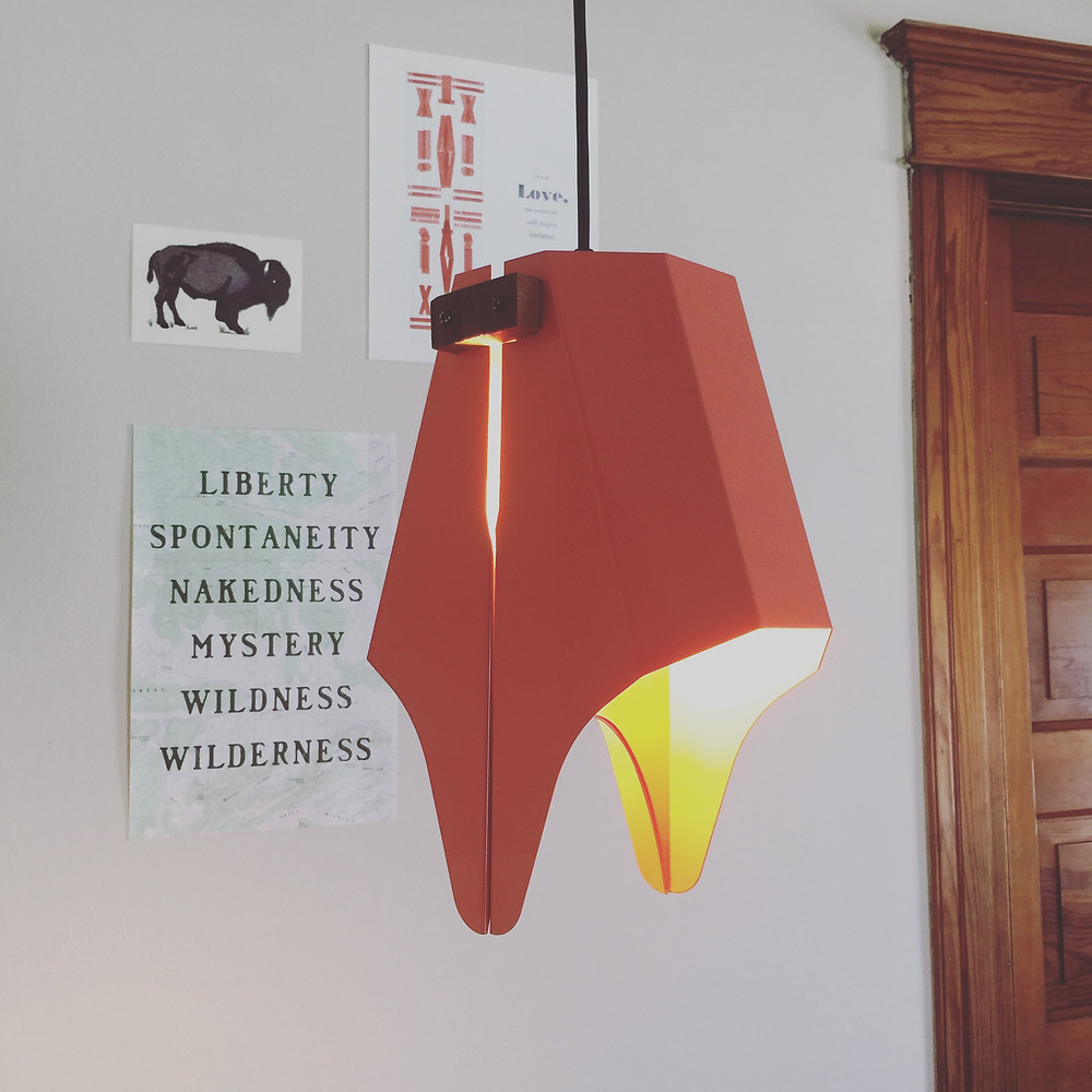 Modern LED pendant light by designer JD Stuart