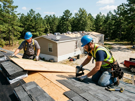 Mobile Home Roof Replacement in South Mississippi — What It Costs and What To Do Next