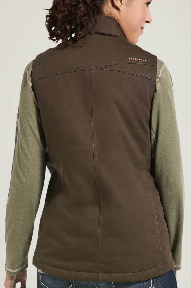 Thumbnail: #838 Women's Ariat Rebar Dura Canvas Insulated Vest