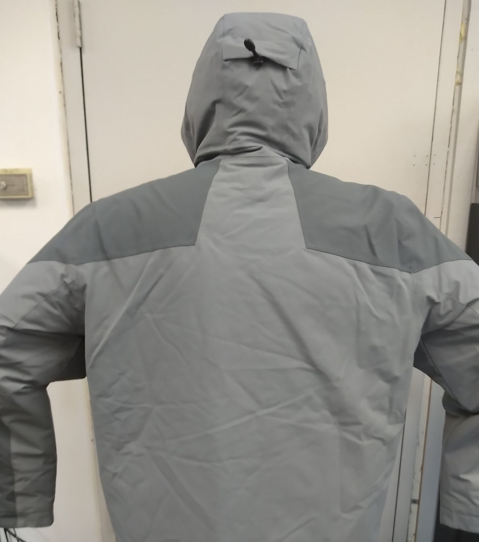 Thumbnail: #404 Port Authority Grey Jacket w/hood & Emblem