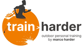 train harder outdoor personal training logo